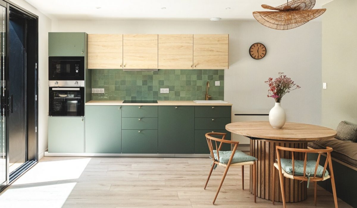 Rénovation complète d'une maison à Angers-Vue Cuisine et salle à manger