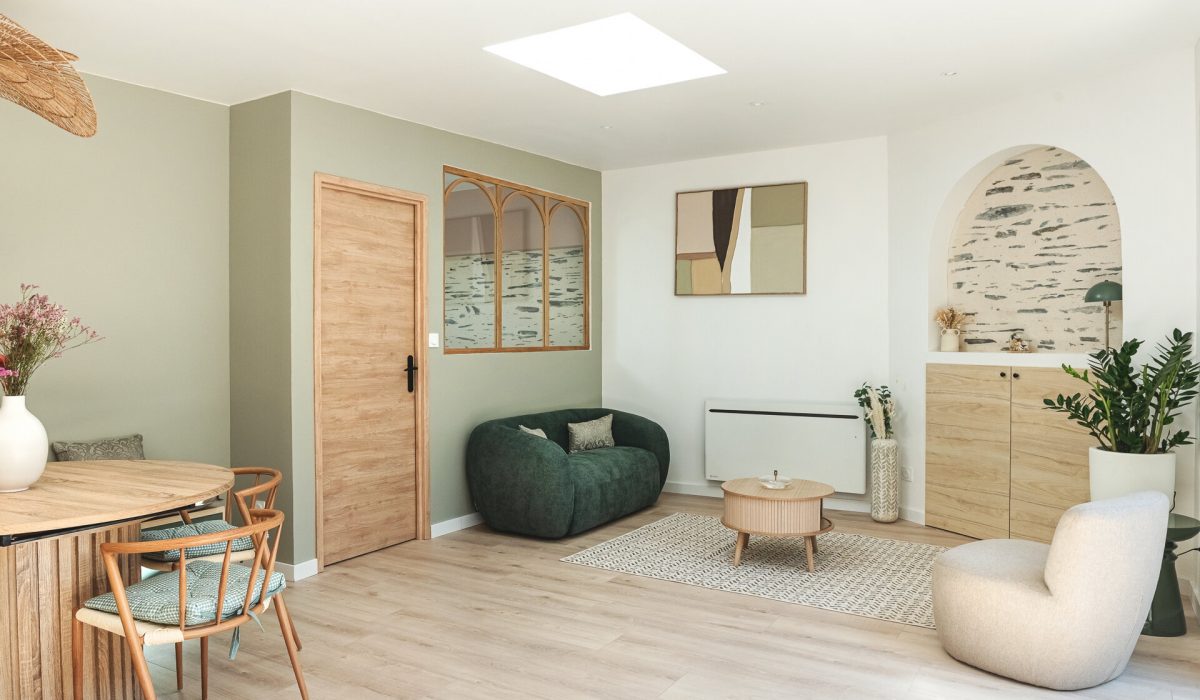Rénovation complète d'une maison à Angers-Vue Salon